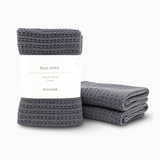 Face Cloths 2pk - Graphite