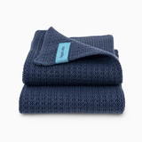 Face Cloths 2pk - Navy