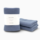 Face Cloths 2pk - Denim