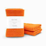 Face Cloths 2pk - Mandarin