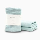 Face Cloths 2pk - Duck Egg