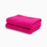 Face Cloths 2pk - Raspberry