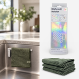 Happy Sinks Dishcloth Holder + Elements 3pk - Fern