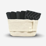 The Dishcloth Starter 5pc - Black