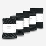The Dishcloth Starter 5pc - Black