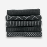 The Dishcloth Starter 5pc - Black