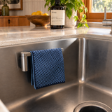 Happy Sinks Dishcloth Holder + Elements 3pk - Fiordland Blue