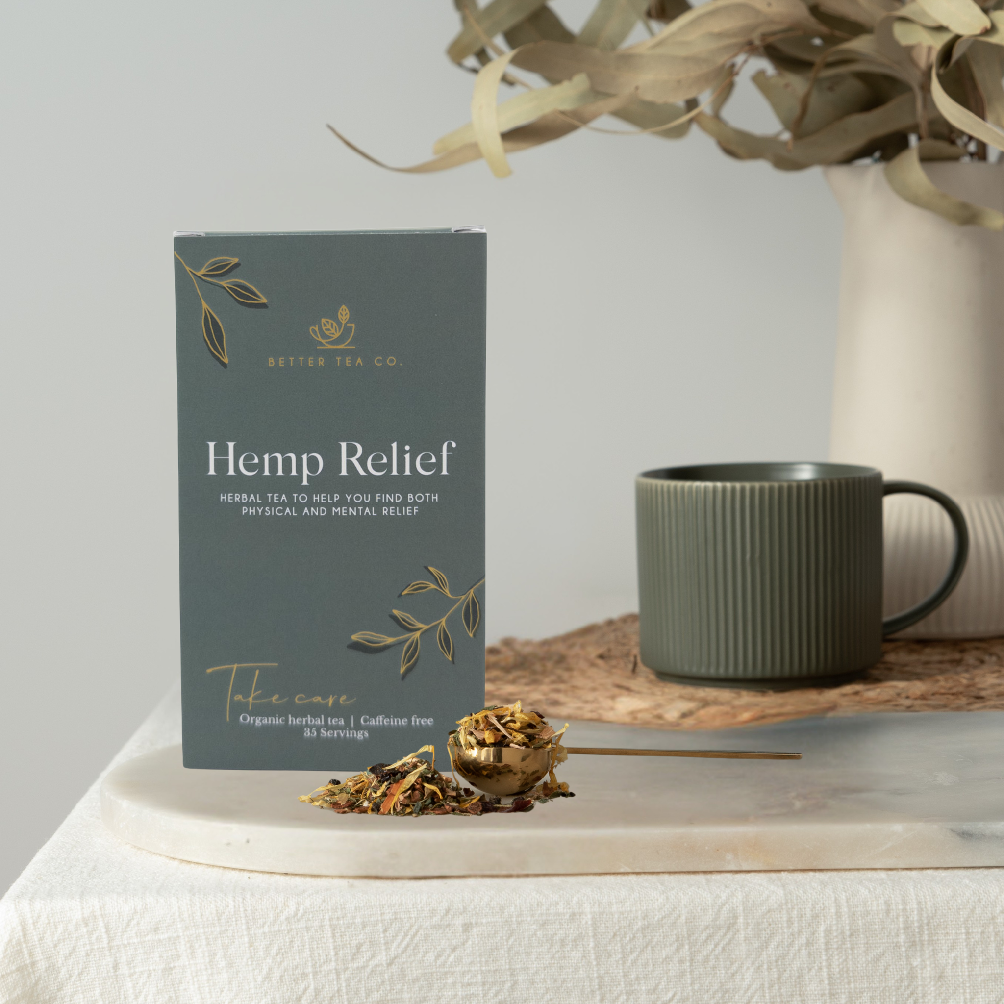 Better Life Tea Better Tea Co - Hemp Relief Tea – Ecovask