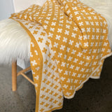 CLEARANCE Organic Cotton Throw - Corn