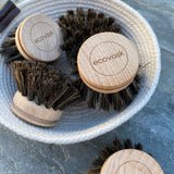 Replacement Dish Brush Heads - Horse Hair 3pk