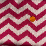 Hair & Travel Towel - Raspberry Chevron [SECOND]