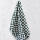 Kitchen Towel | Tea Towel - Sea Foam Chequer