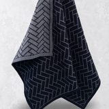 The Ultimate Tea Towel - Raven Herringbone