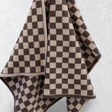 The Ultimate Tea Towel - Chocolate Chequer