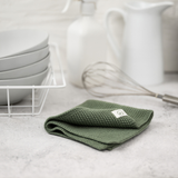 Happy Sinks Dishcloth Holder + Variety 3pk - Forest Herringbone