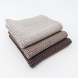 Heavy Duty Dishcloths 3pk - Hot Chocolate