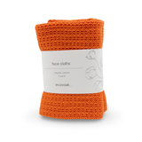 Face Cloths 2pk - Mandarin