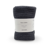 Face Cloths 2pk - Graphite