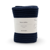 Face Cloths 2pk - Navy