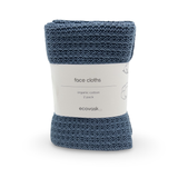 Face Cloths 2pk - Denim