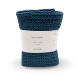 Face Cloths 2pk - Ocean
