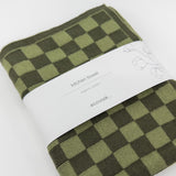 Kitchen Towel | Tea Towel - Olive Pistachio Chequer