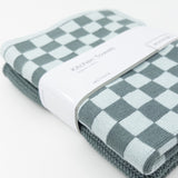 Kitchen Towel Duos - Sea Foam Chequer