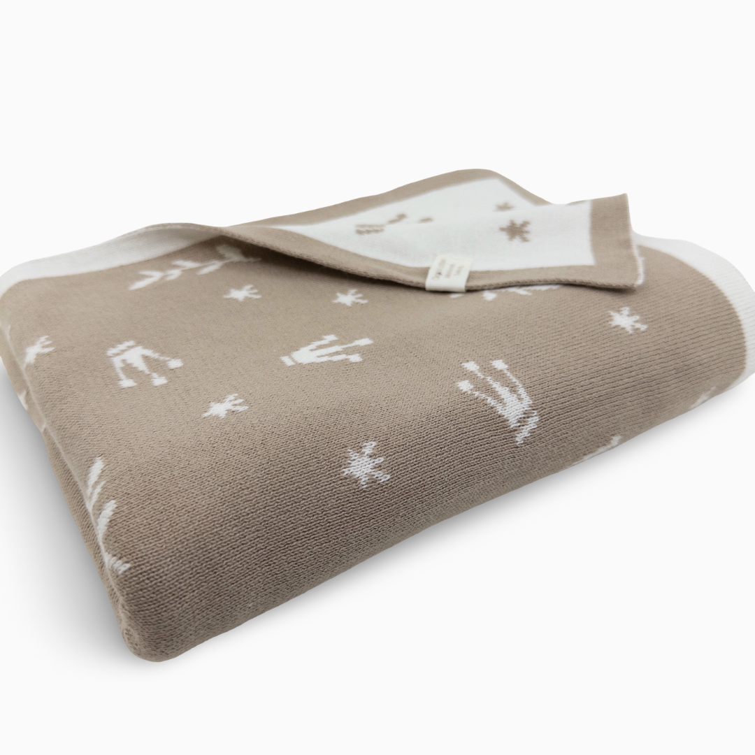 Cot and Buggy Blanket - Crowns