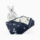 Cot and Buggy Blanket - Crowns