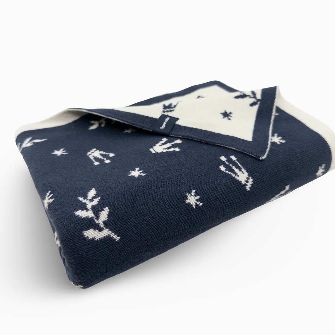 Cot and Buggy Blanket - Crowns
