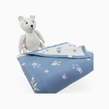 Cot and Buggy Blanket - Crowns