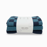 Dishcloth Variety 3pk - Tasman Navy Chequer