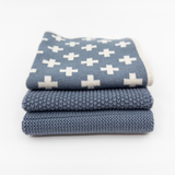 Dishcloth Variety 3pk - Denim+