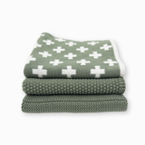 Dishcloth Variety 3pk - Sage+