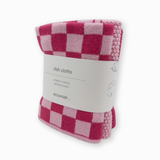 Dishcloth Variety 3pk - Raspberry Sherbet Chequer
