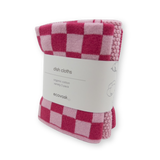 Dishcloth Variety 3pk - Raspberry Sherbet Chequer