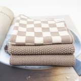 Dishcloth Variety 3pk - Hummus Chequer