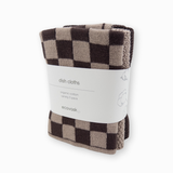 Dishcloth Variety 3pk - Choc Hummus Chequer