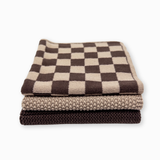 Dishcloth Variety 3pk - Choc Hummus Chequer