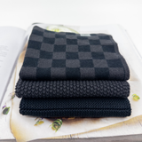 Dishcloth Variety 3pk - Poppy Seed Chequer