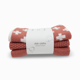 Dishcloth Variety 3pk - Coral+