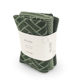 Dishcloth Variety 3pk - Forest Herringbone