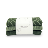 Dishcloth Variety 3pk - Forest Herringbone