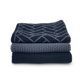 Dishcloth Variety 3pk - Raven Herringbone