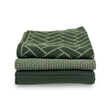 Dishcloth Variety 3pk - Forest Herringbone