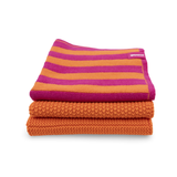 Dishcloth Variety 3pk - Mandarin Berry Stripe