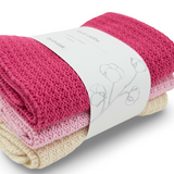 Face Cloth 3pk - Tinkle Me Pink