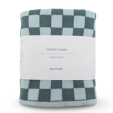 Kitchen Towel | Tea Towel - Sea Foam Chequer