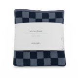 Kitchen Towel | Tea Towel - Navy Denim Chequer