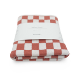 Kitchen Towel - Coral Chequer